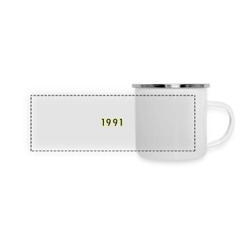 1991 Year Birthday - Panoramic Camper Mug - white - Front