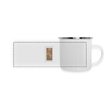 Beige Elegance - Panoramic Camper Mug - white - Front