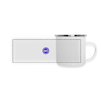 2025 jahr - Panorama Emaille-Tasse - Weiß - Vorne