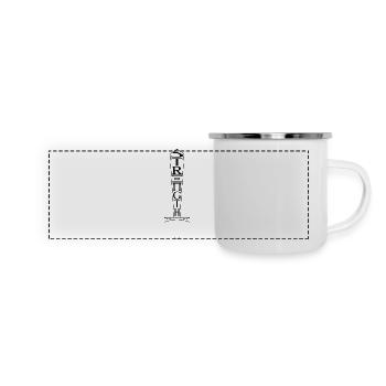 Strength Sword Motivational Power - Panoramic Camper Mug - white - Front