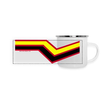 Latex Fétiche - Mug panoramique émaillé - blanc - Devant