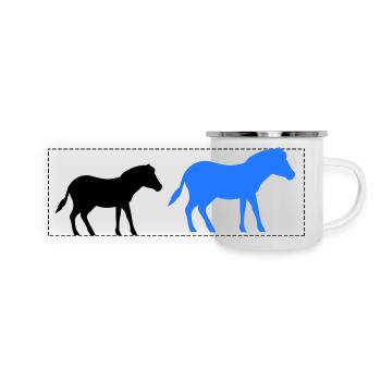 Horse Pony 2 - Panoramic Camper Mug - white - Front