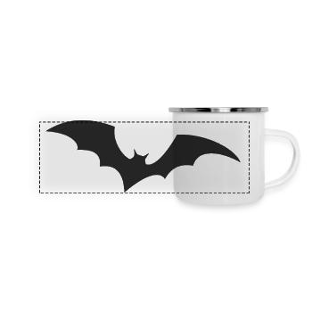 Bat - Panoramic Camper Mug - white - Front