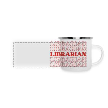 Librarian Keeper Of Books Library Worker Book - Panoramic Camper Mug - white - Front
