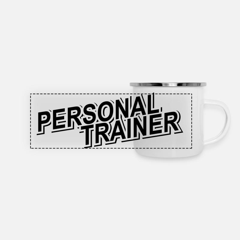personal trainer - Panoramic Camper Mug - white