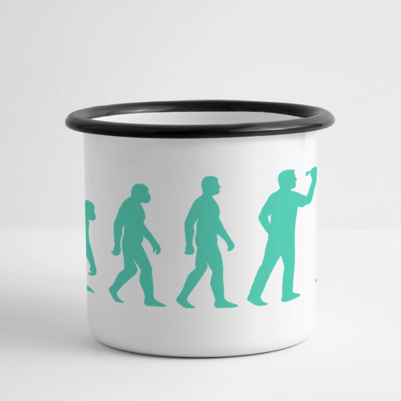 Advanced evolutionary silhouette Panoramic Camper Mug