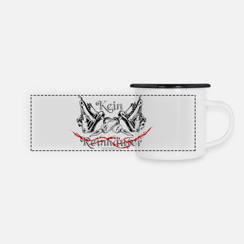 Kein Reinhäuter - Panoramic Camper Mug - white/black