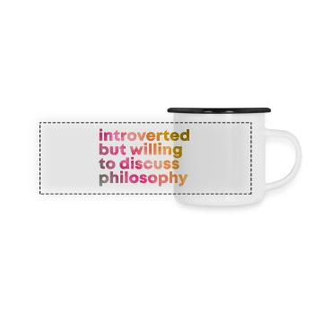 Philosophy - Panoramic Camper Mug - white/black - Front