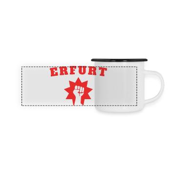 Erfurt - Panoramic Camper Mug - white/black - Front