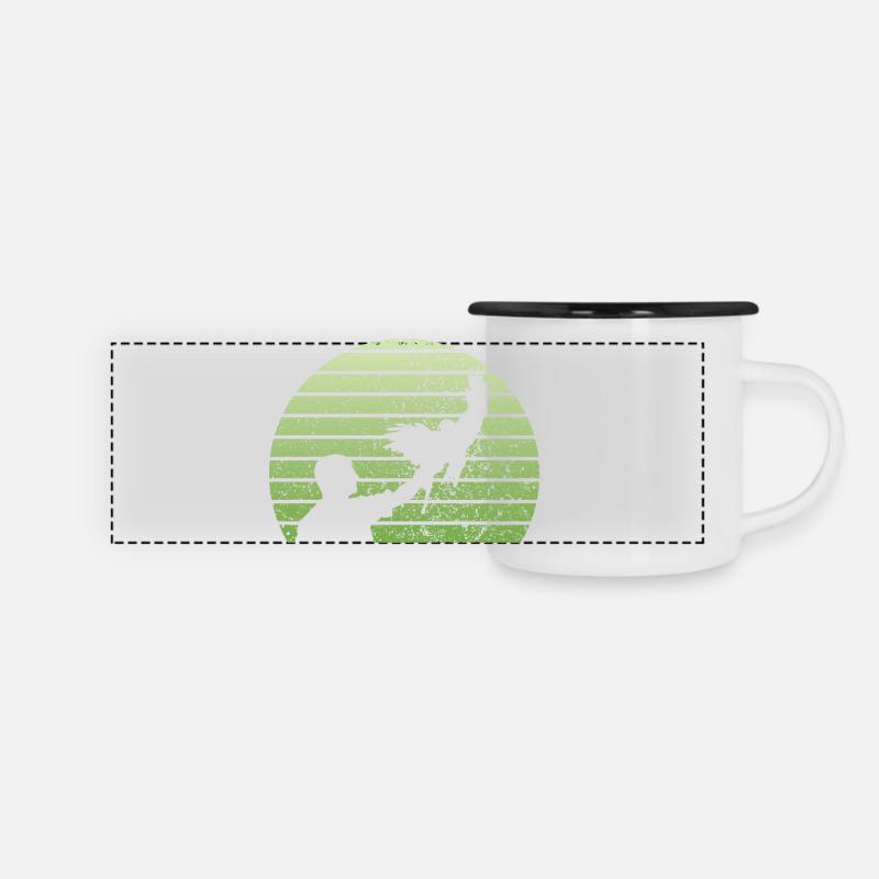 Falconer - Panoramic Camper Mug - white/black