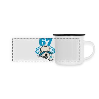 67 Six Seven - Gen Z - Panoramic Camper Mug - white/black - Front