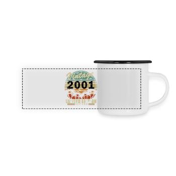 Birthday 2001 - Panoramic Camper Mug - white/black - Front