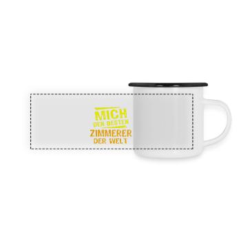 Carpenter Gift - Panoramic Camper Mug - white/black - Front