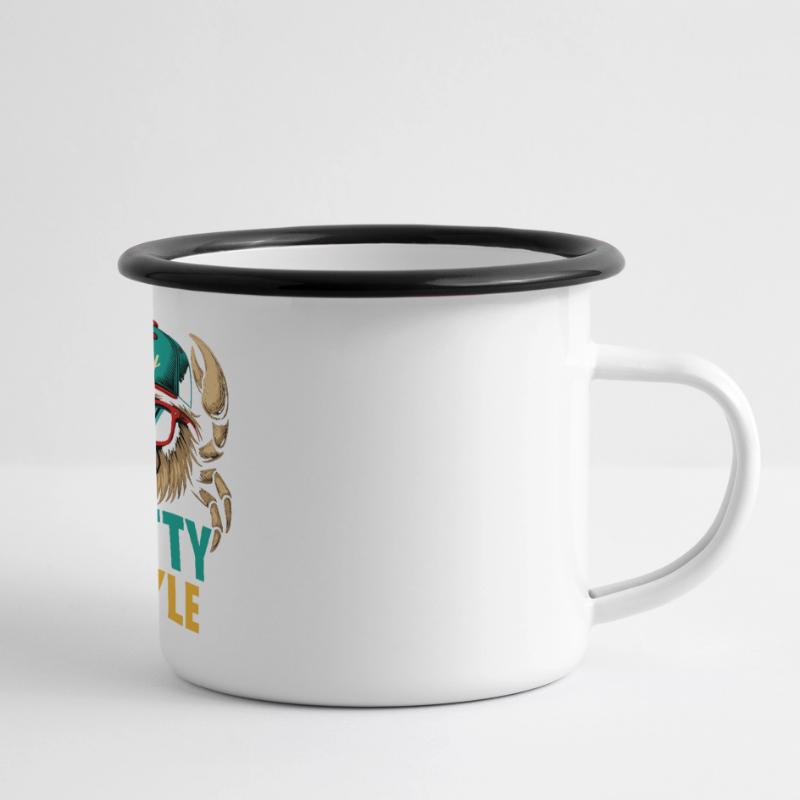 Graphisme Yeti Style Yetty Mug panoramique émaillé