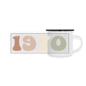 1970 - Panoramic Camper Mug - white/black - Front