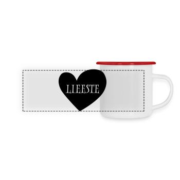 23 Dearest Heart Red - Panoramic Camper Mug - white/red - Front