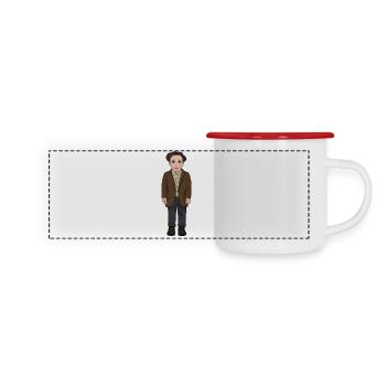 Joe Hill - Mug panoramique émaillé - blanc/rouge - Devant