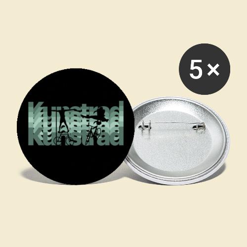 Kunstrad | Maske - Buttons klein 25 mm (5er Pack)