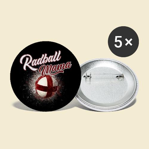 Radball | Mama Maske - Buttons klein 25 mm (5er Pack)