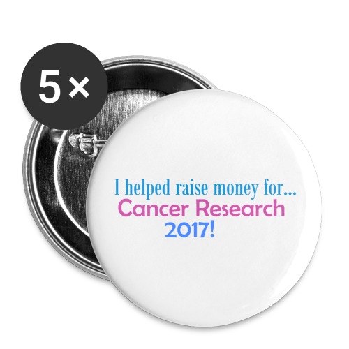 Cancer Research 2017! - Buttons small 1''/25 mm (5-pack)