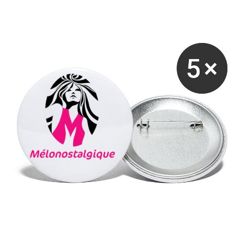 Mélonostalgique - Lot de 5 petits badges (25 mm)