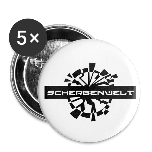 scherbenwelt 1 - Buttons klein 25 mm (5er Pack)