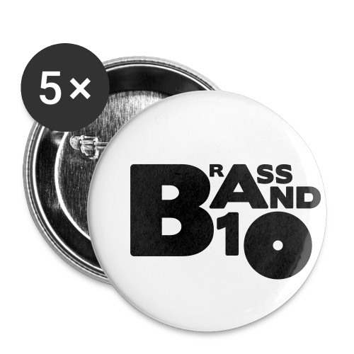 Brass Band Logo - Buttons klein 25 mm (5er Pack)