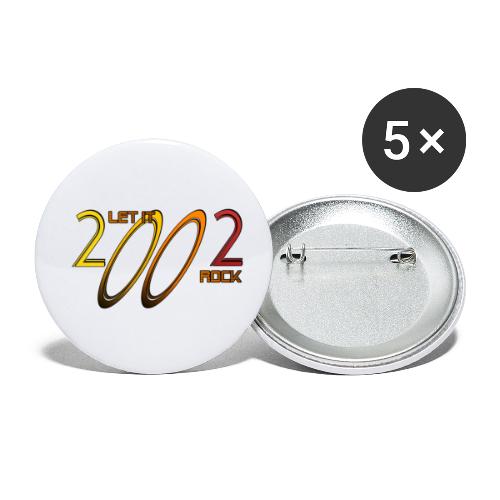 Let it Rock 2002 - Buttons klein 25 mm (5er Pack)