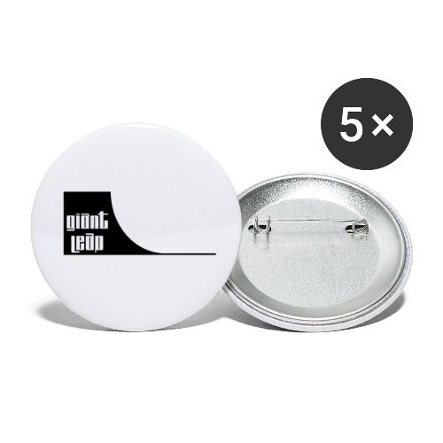 quartepipe - Buttons klein 25 mm (5er Pack)