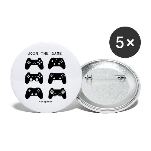 Join The Game - Buttons small 1''/25 mm (5-pack)