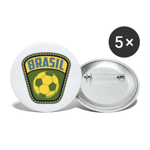 Bola Brasil - Buttons small 1''/25 mm (5-pack)