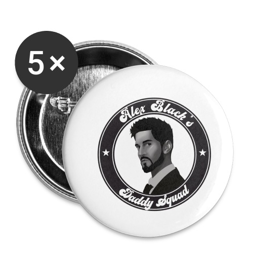 Alex Black's Daddy Squad - Lot de 5 petits badges (25 mm)