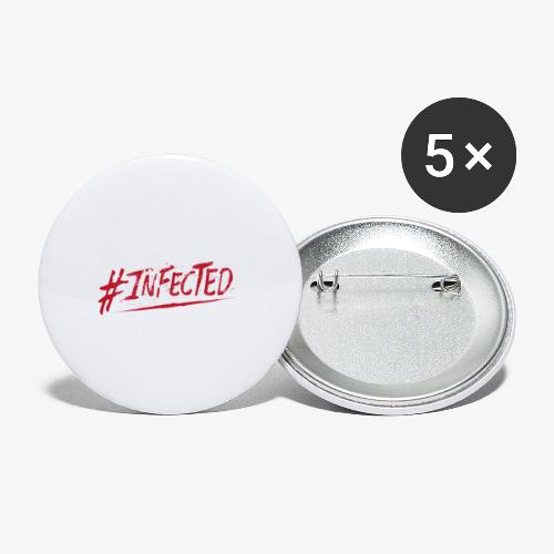 DEATHWISH_infected - Buttons klein 25 mm (5er Pack)