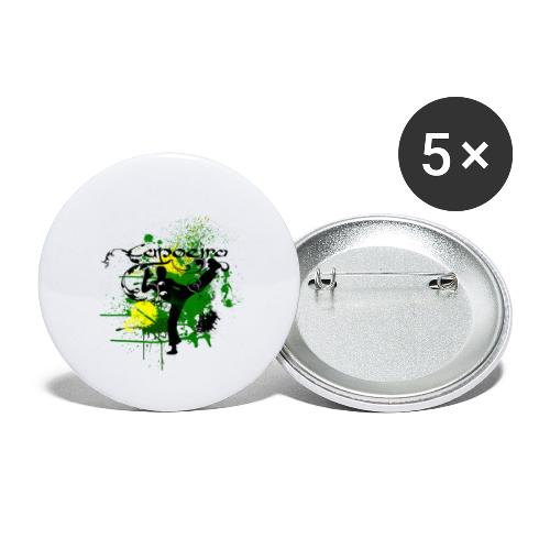 Capoeira Brasil - Buttons small 1''/25 mm (5-pack)