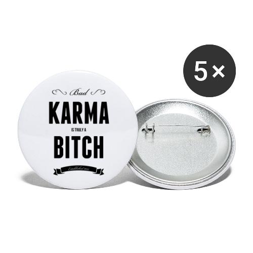 Bad Karma - Buttons klein 25 mm (5er Pack)