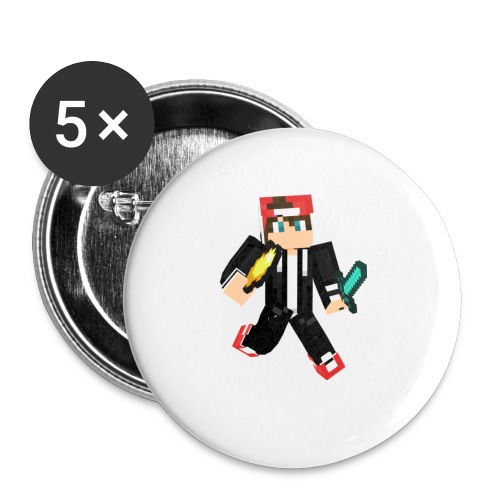 animated skin - Buttons klein 25 mm (5er Pack)