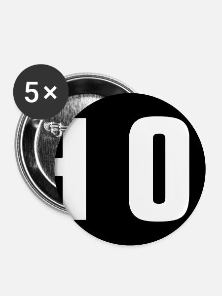 Marathon 2026 - Buttons klein 25 mm (5er Pack) - Weiß