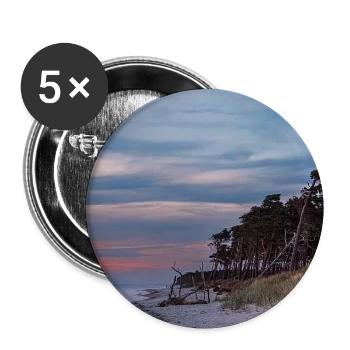 Forest - Buttons klein 25 mm (5er Pack) - Weiß - Vorne