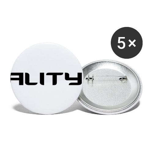 dualitypstext - Små knappar 25 mm (5-pack)