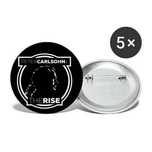 Peter Carlsohn's The Rise - Små knappar 25 mm (5-pack)