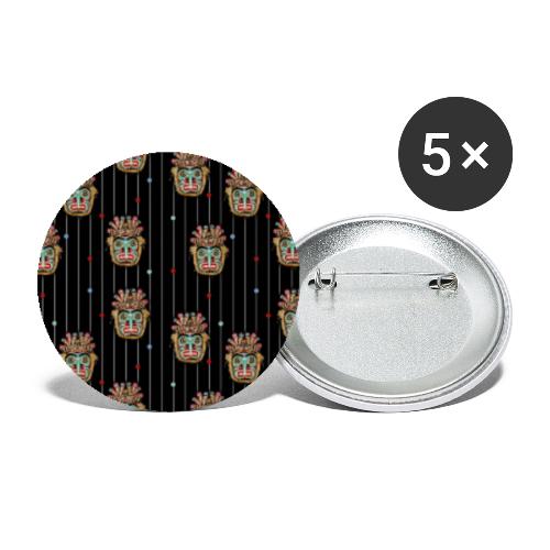 Masken - Buttons klein 25 mm (5er Pack)