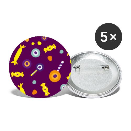 Halloween Sweets - Buttons klein 25 mm (5er Pack)