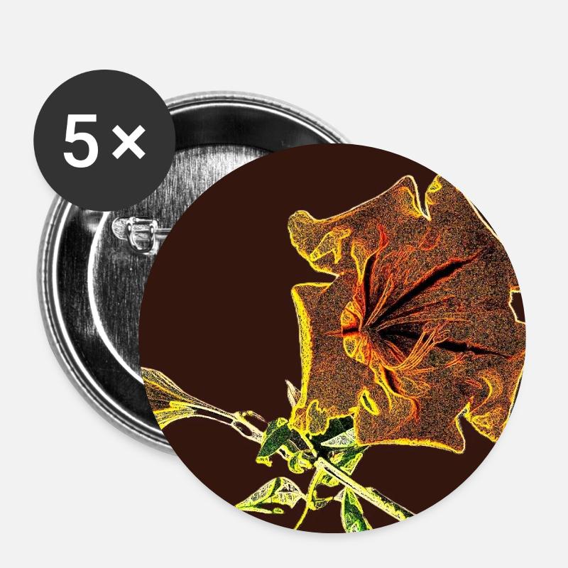 Solandra - Buttons small 1''/25 mm (5-pack) - white