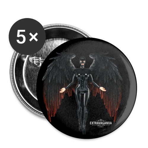 eXtravaganXa - Dark Angel / Mask Colour - Buttons/Badges lille, 25 mm (5-pack)