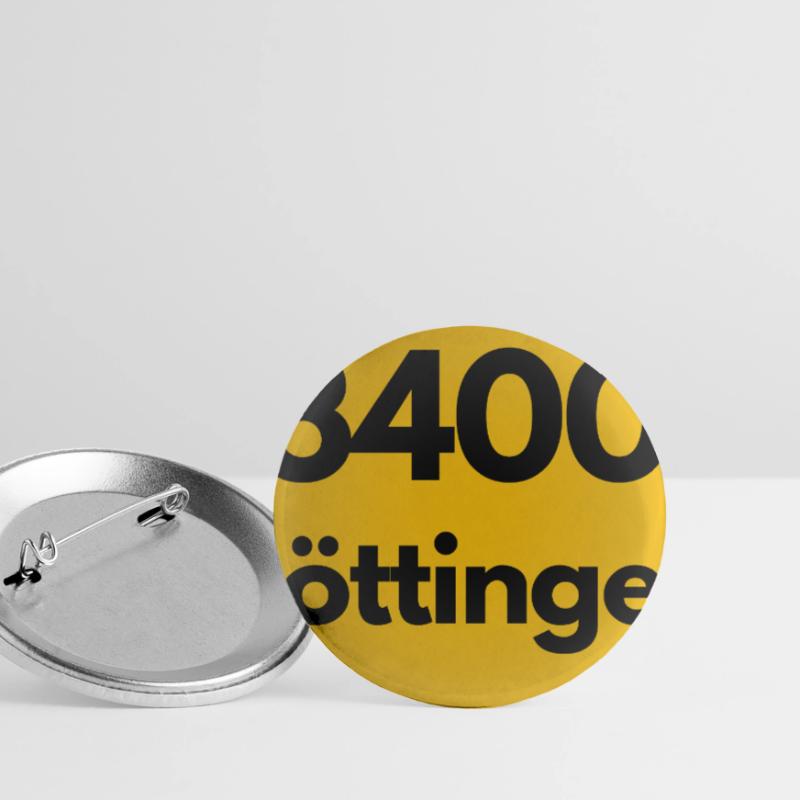 OLD POSTCODE POSTCODE RETRO 3400 GÖTTINGEN UNISTAD Buttons small 1''/25 mm (5-pack)