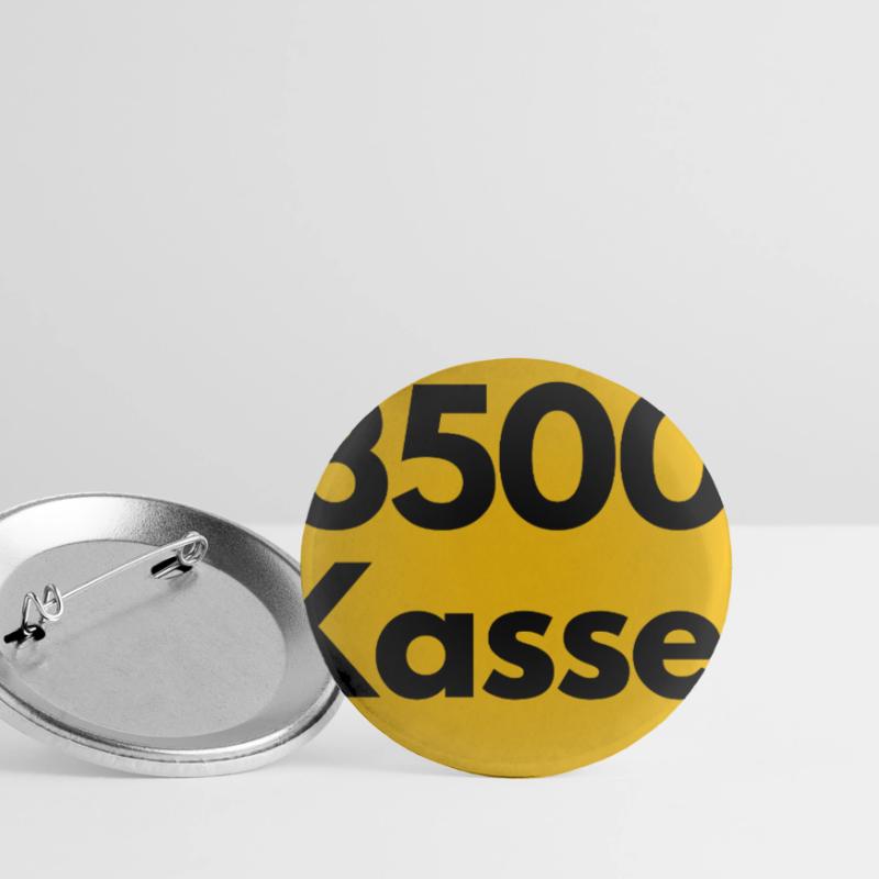 OLD POSTCODE POSTCODE RETRO 3500 KASSEL LÖWENSTADT Buttons small 1''/25 mm (5-pack)