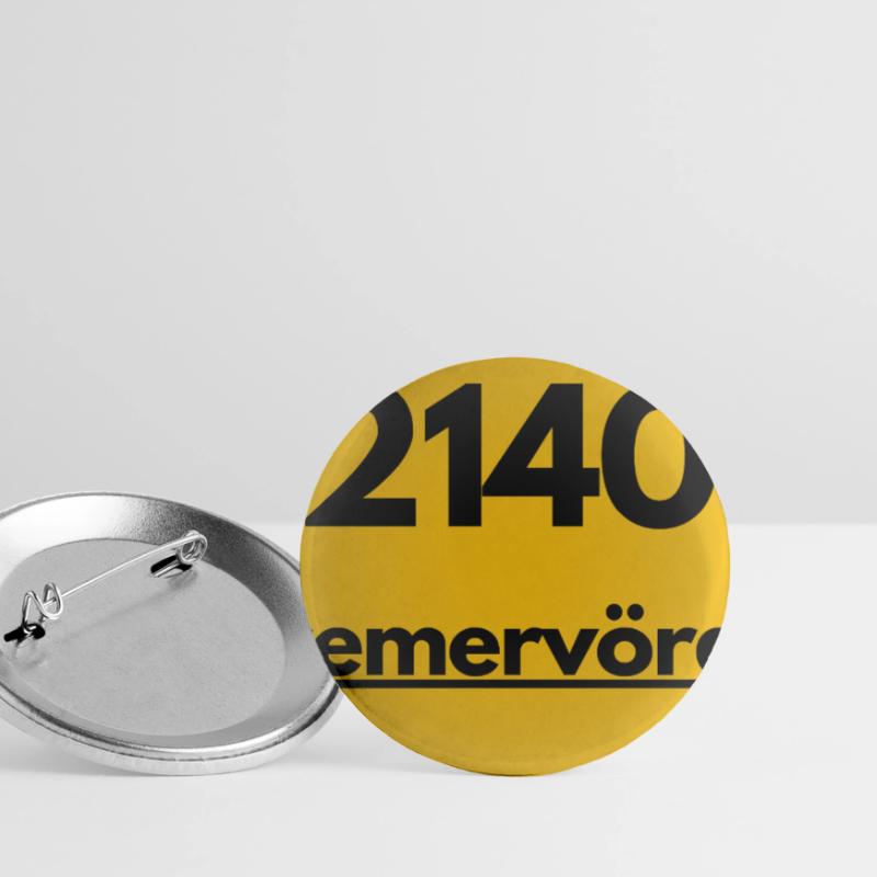 OLD POSTCODE POSTCODE RETRO 2140 BREMERVÖRDE Buttons small 1''/25 mm (5-pack)