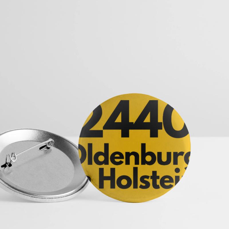 OLD POSTCODE POSTCODE 2440 OLDENBURG IN HOLSTEIN Buttons small 1''/25 mm (5-pack)