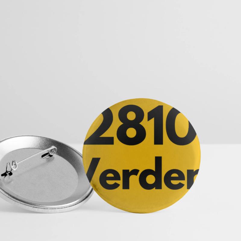 OLD POSTCODE POSTCODE RETRO 2810 VERDEN PFERDEDOM Buttons small 1''/25 mm (5-pack)