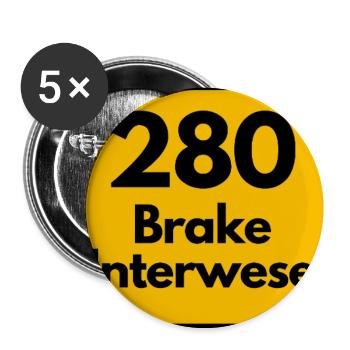 OLD POSTCODE ZIP CODE RETRO 2880 BRAKE UNTERWESER! - Buttons small 1''/25 mm (5-pack) - white - Front